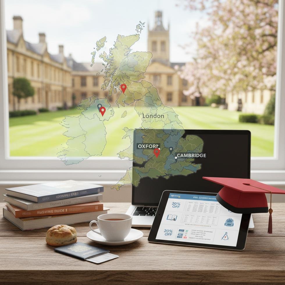 İngiltere yaz okulu kayıt indirimleri ve ücretsiz ekstralara dair tablo