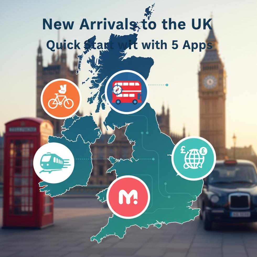İngiltere’ye yeni gelenler için 5 uygulama ile hızlı başlangıç rehberi