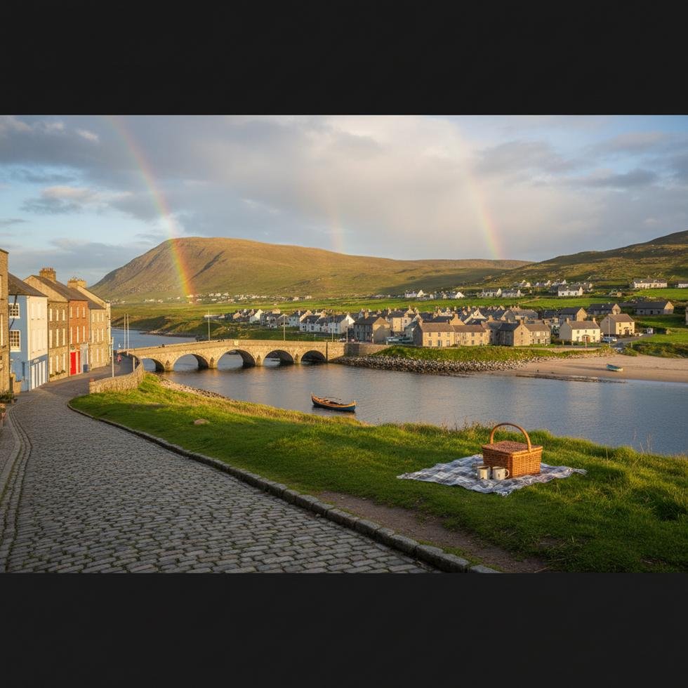 İrlanda'nın romantik sokakları ve kıyı manzaraları