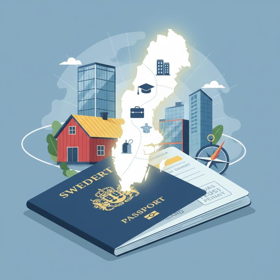 İsveç'te iş arama izni başvuru süreci anlatım görseli