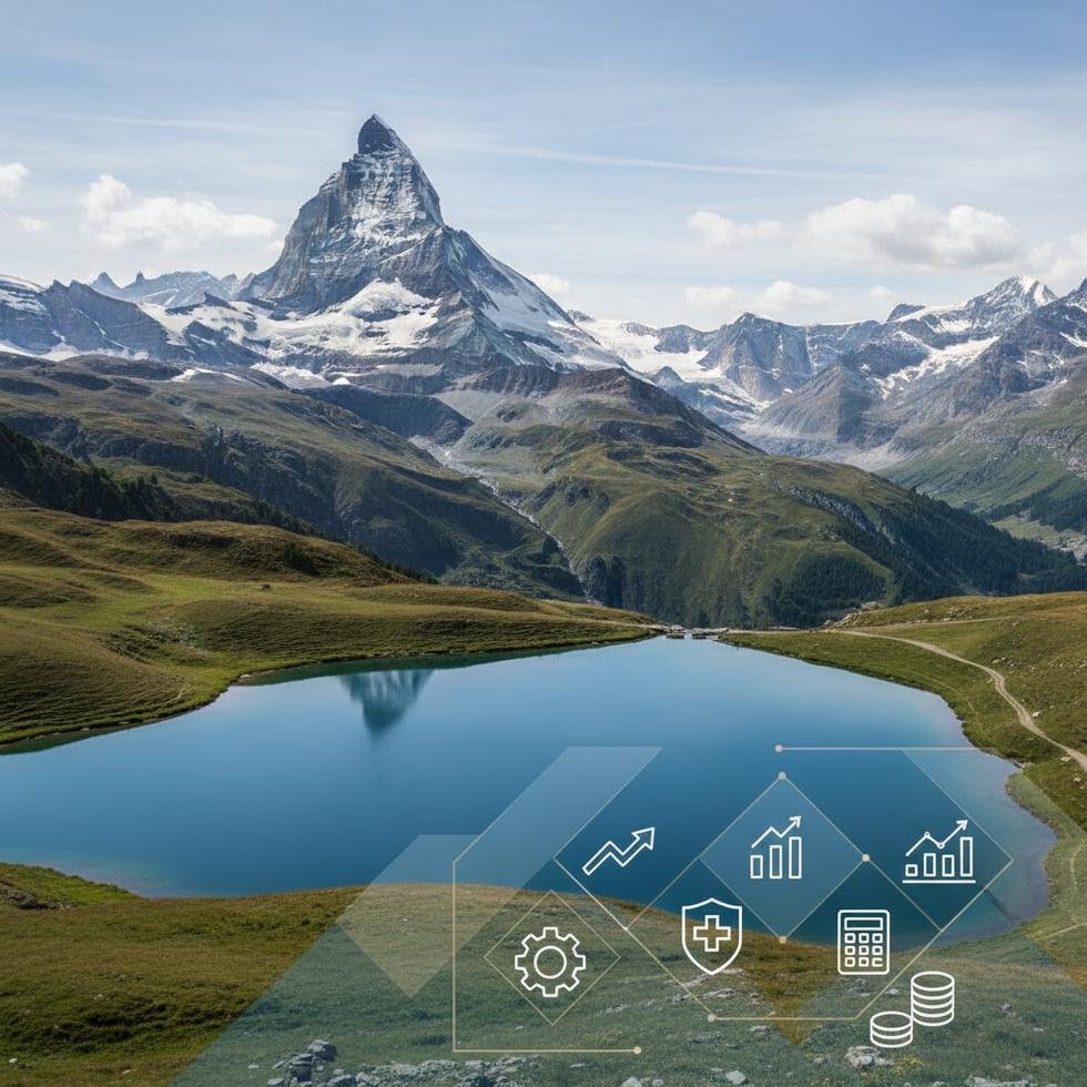 İsviçre'de şirket kurma süreciyle ilgili grafiksel tablo