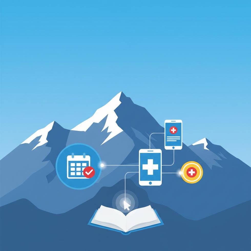 İsviçre’de sağlık sigortası ve doktor randevusu konsepti