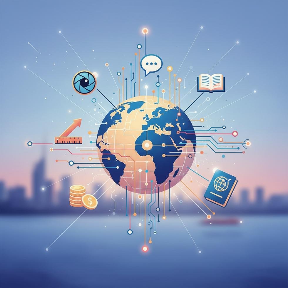 Modern ve stil sahibi bir kadın, kişisel marka ve sosyal medya konsepti