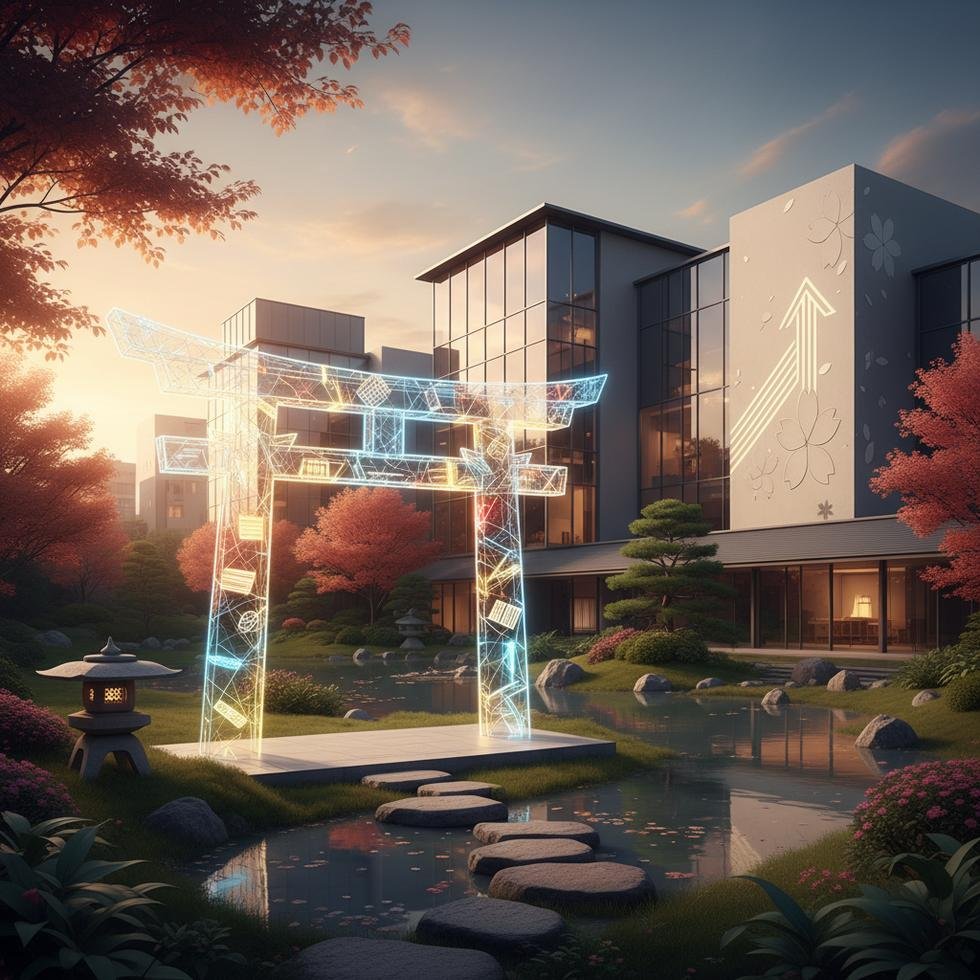 Japonya'da şirket kurma sürecini gösteren iş insanları