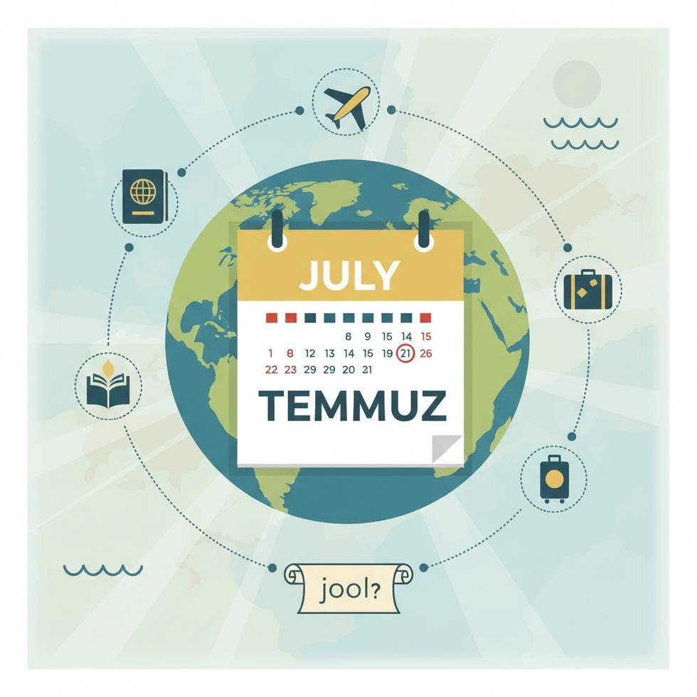 July kelimesinin anlamı ve Temmuz planlama detayları