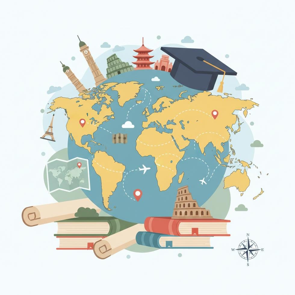 Başvuru belgeleri hazırlayan kadın öğrenci