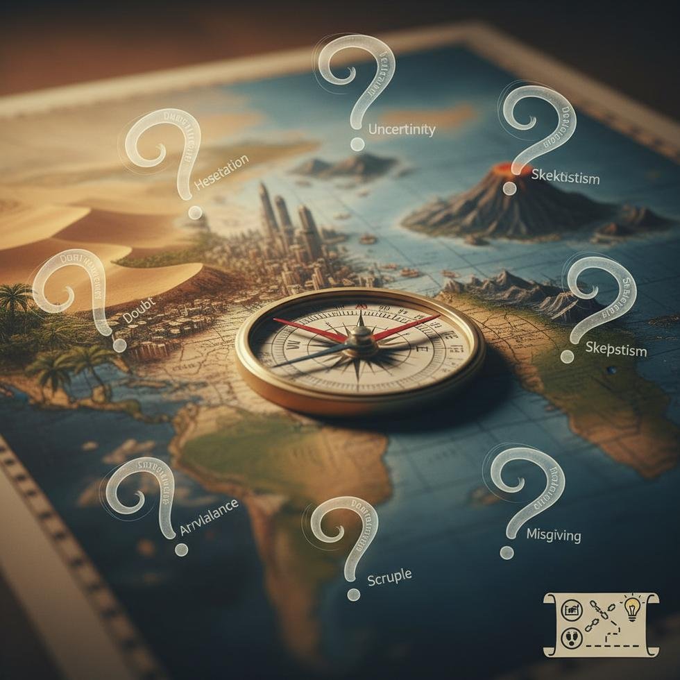 İngilizcede kararsızlık ve şüphe deyimlerini gösteren rehber kapağı