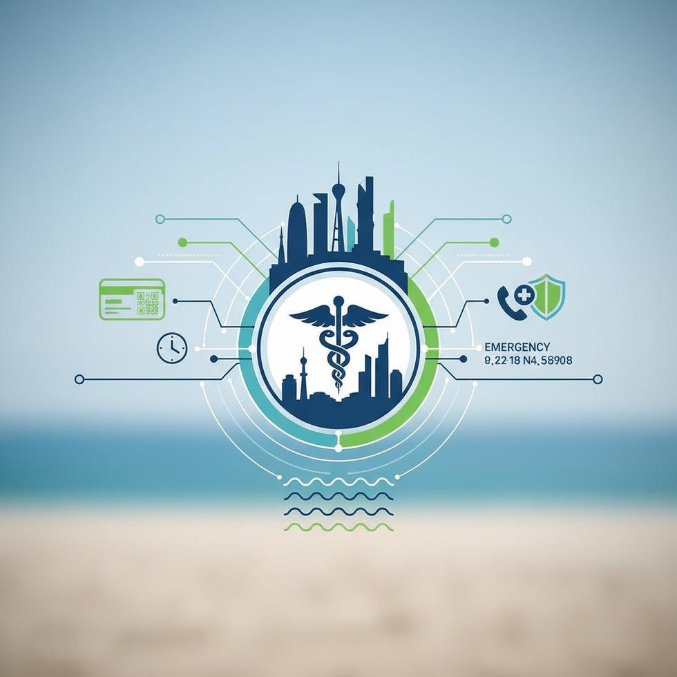 Katar’da sağlık kartı ve randevu süreçlerine ait bilgilendirici grafik