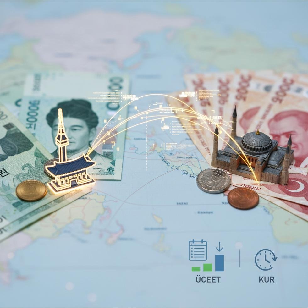 Kore’den Türkiye’ye para gönderme işlemi hakkında rehber görseli