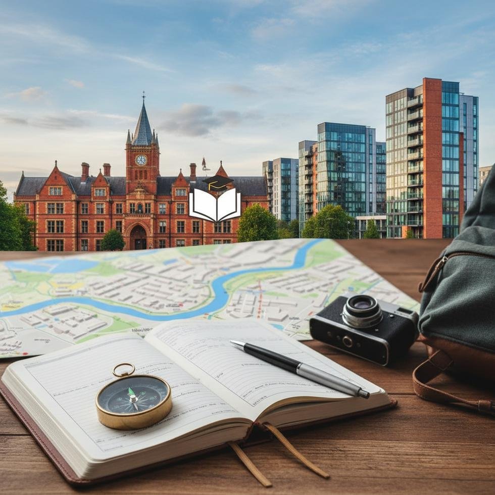 Leicester şehir merkezi, öğrenci yaşamı ve ulaşım yolları