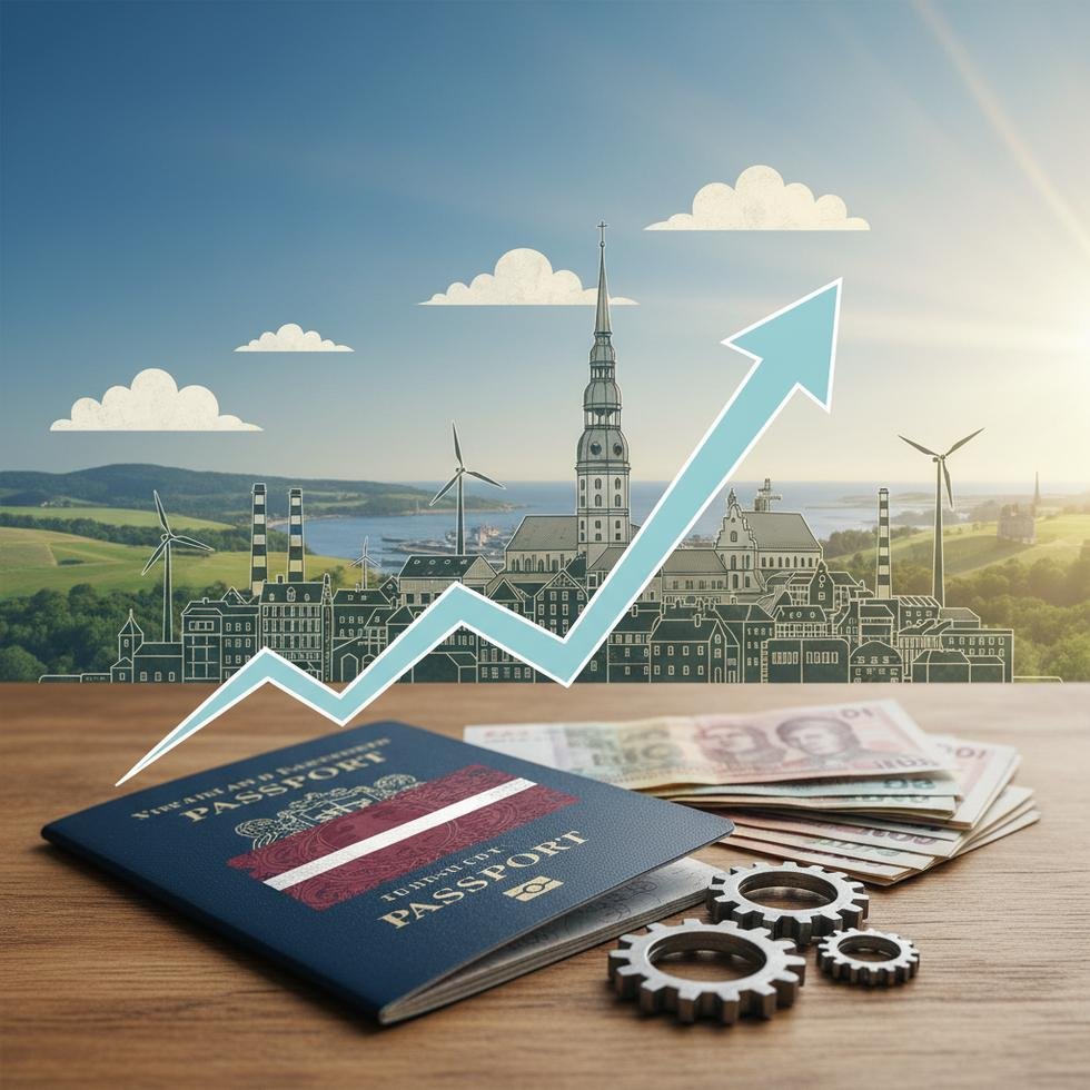 Letonya’da çalışma hayatı ve iş imkanları temalı görsel