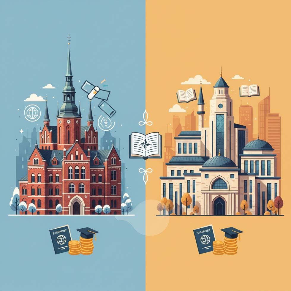 Letonya ve Türkiye üniversite giriş, ücret ve vize rehberi karşılaştırması