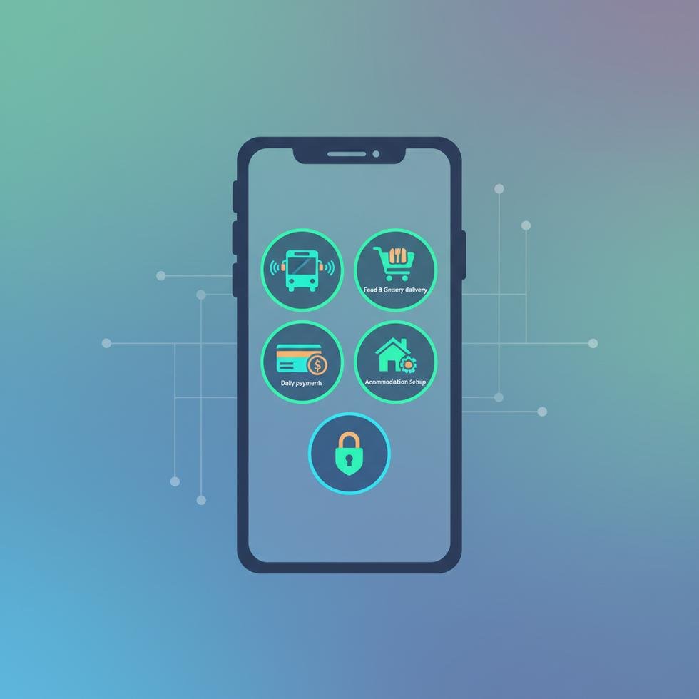 Litvanya’da öğrenciler için kullanılabilecek mobil uygulamaların ekran görüntüleri