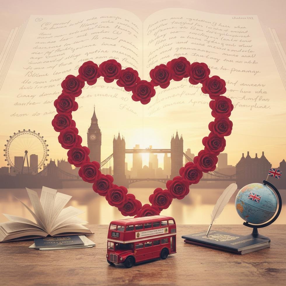 Londra’da Thames Nehri kıyısında Sevgililer Günü atmosferi