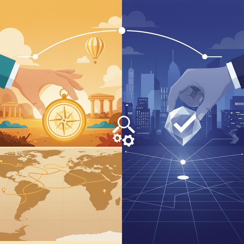 İngilizce karar verme kalıplarını açıklayan içerik görseli