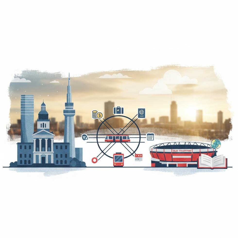 Manchester şehir merkezi tramvay hattı ve öğrenci kalabalığı