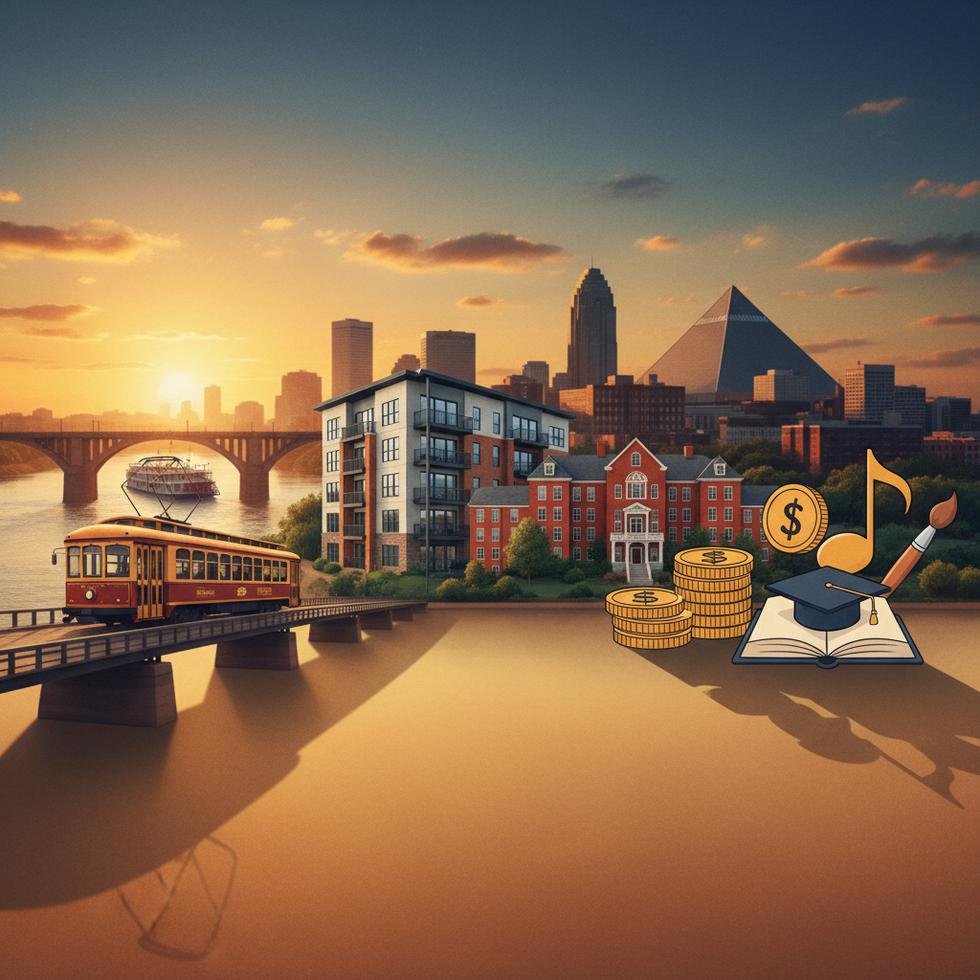 Memphis'te öğrenci yaşamını anlatan görüntü