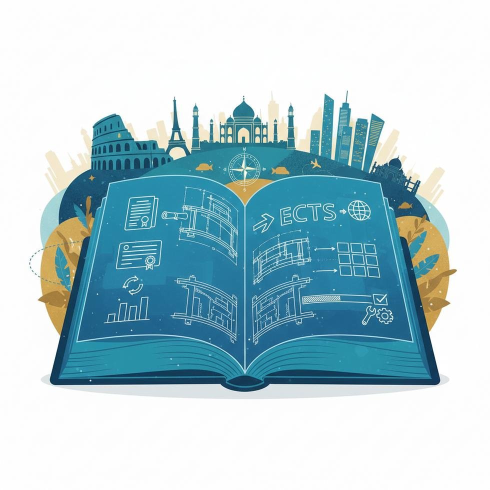 Mimarlık denkliği başvurusunda ders eşleştirme belgeleri