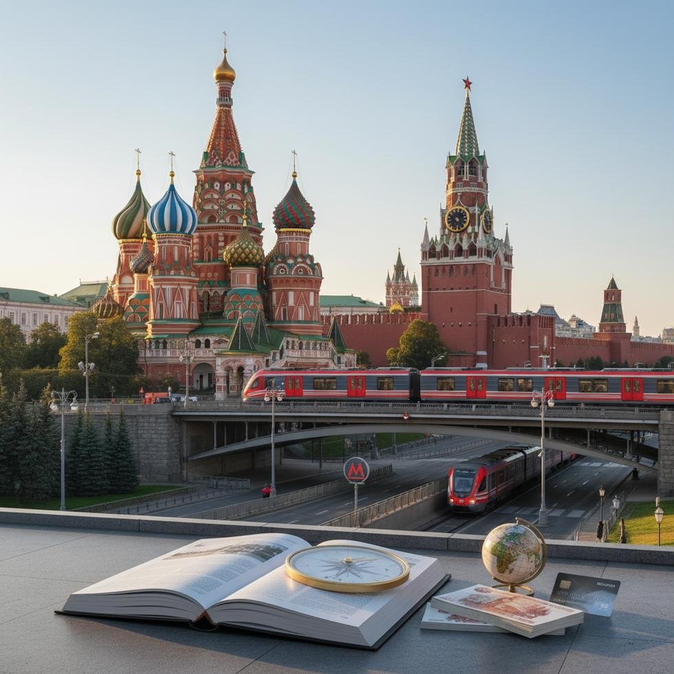 Moskova şehir manzarası ve Kızıl Meydan