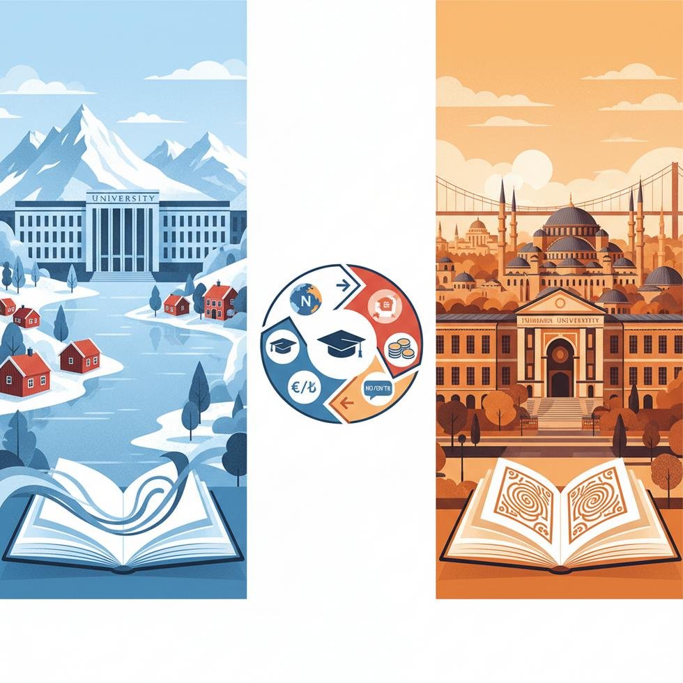 Norveç ve Türkiye üniversite başvuru ve eğitim rehberi görseli