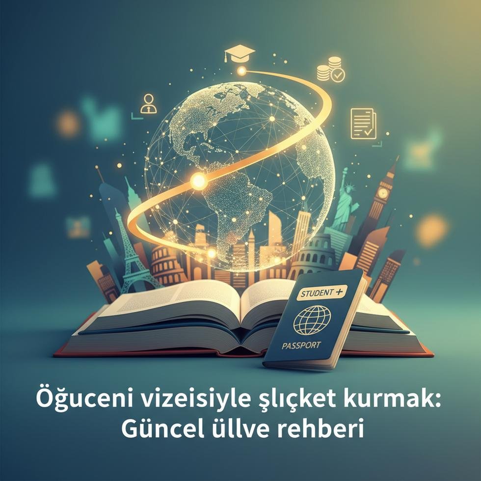 Öğrenci vizesiyle şirket kurmayı anlatan rehber görseli