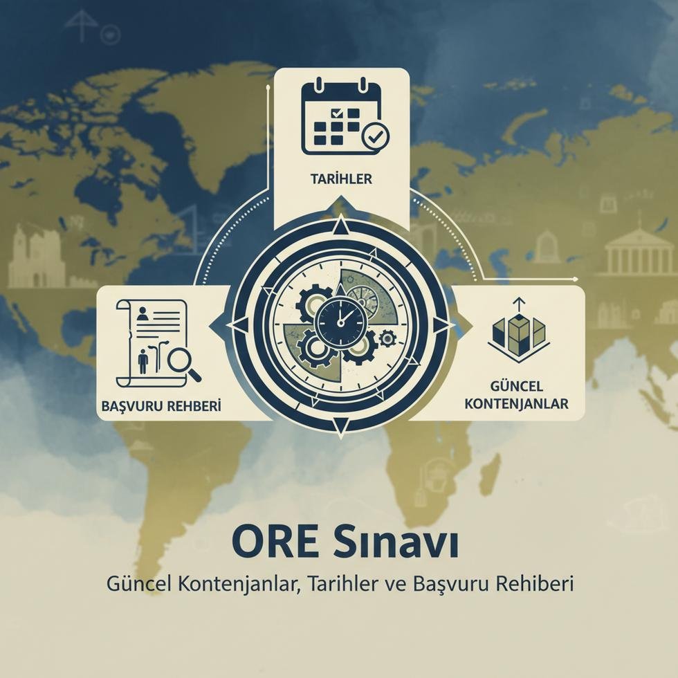 ORE sınav takvimi ve kontenjan rehberi ekran görüntüsü