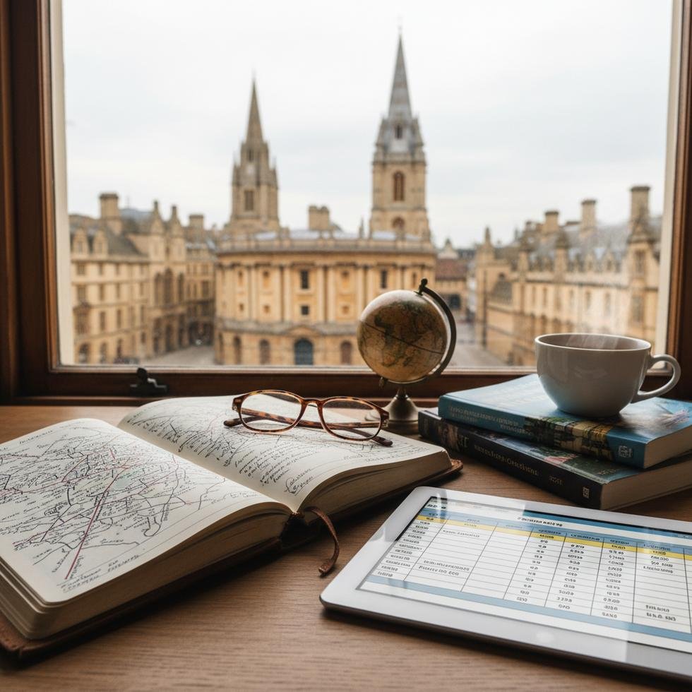 Oxford'da birebir İngilizce dersi planı