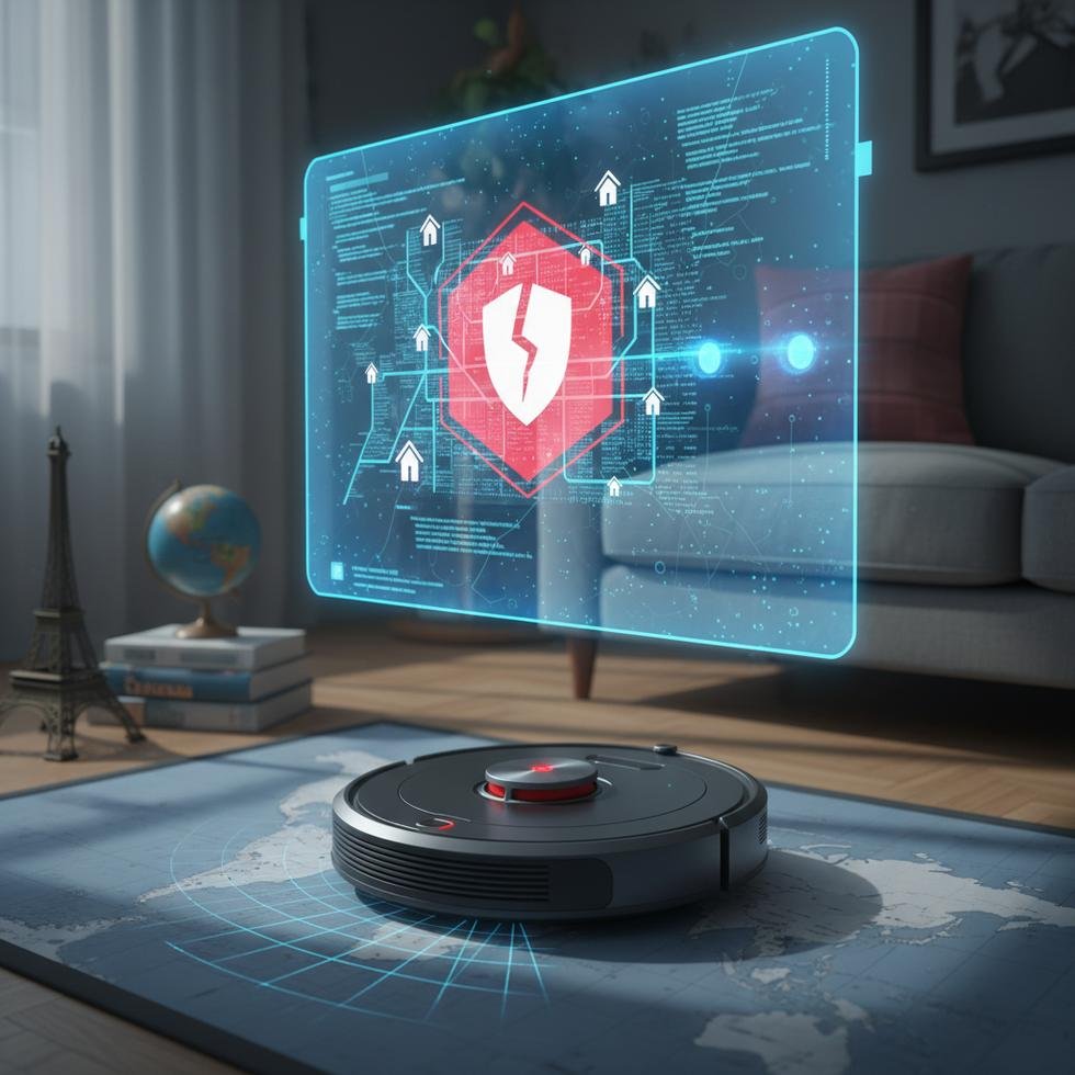 Robot süpürge uygulaması aracılığıyla gerçekleştirilen veri ihlali.