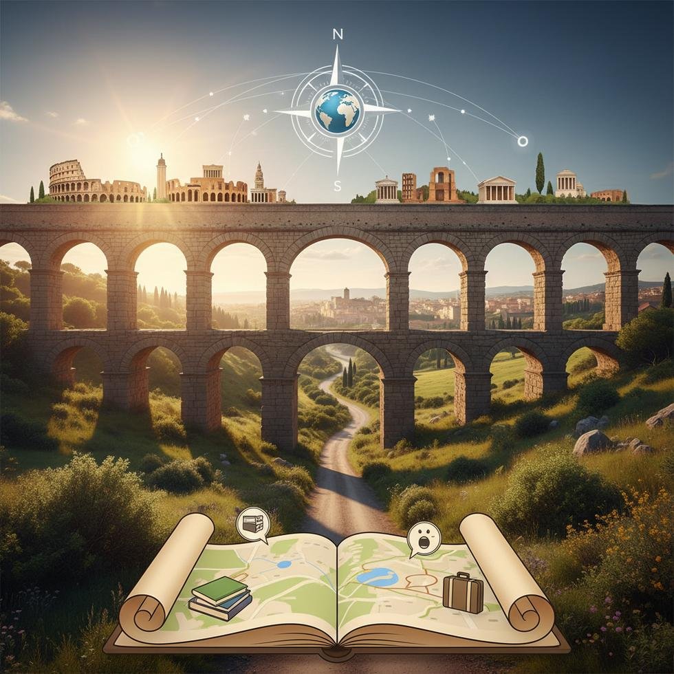 Roman Empire akımı öğrenmeye ve yurtdışına taşıma konulu görsel