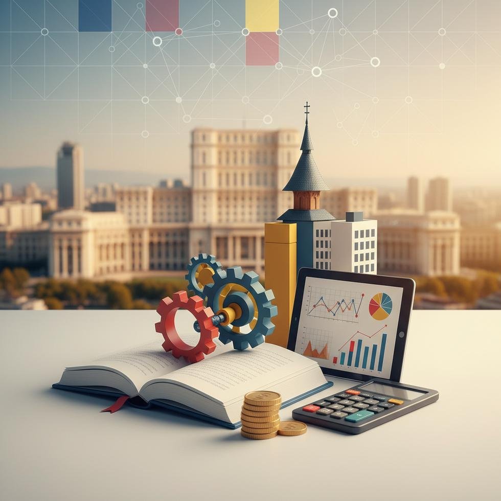 Romanya'da şirket kurma adımları hakkında bilgi içeren rehber görseli