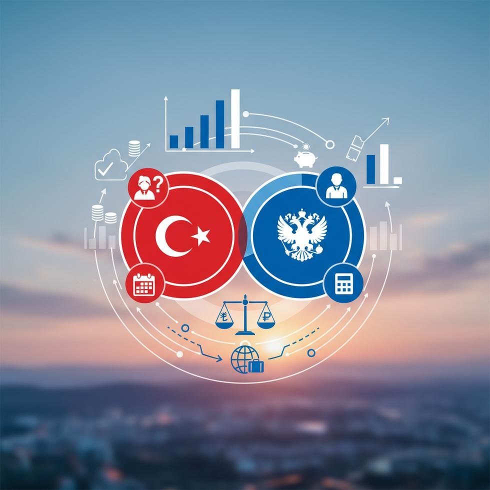 Rusya ve Türkiye emeklilik sistemi karşılaştırması grafik ve tablolar