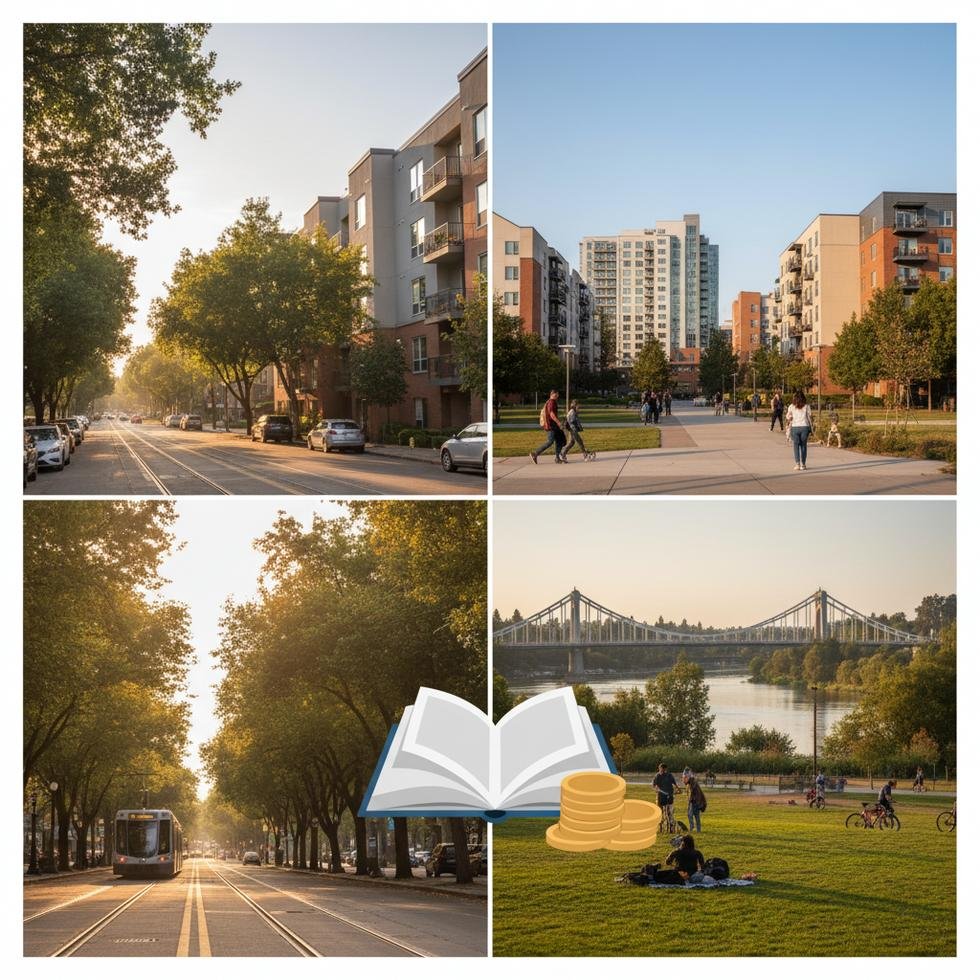 Sacramento şehir merkezinde öğrenci bisiklet sürüyor