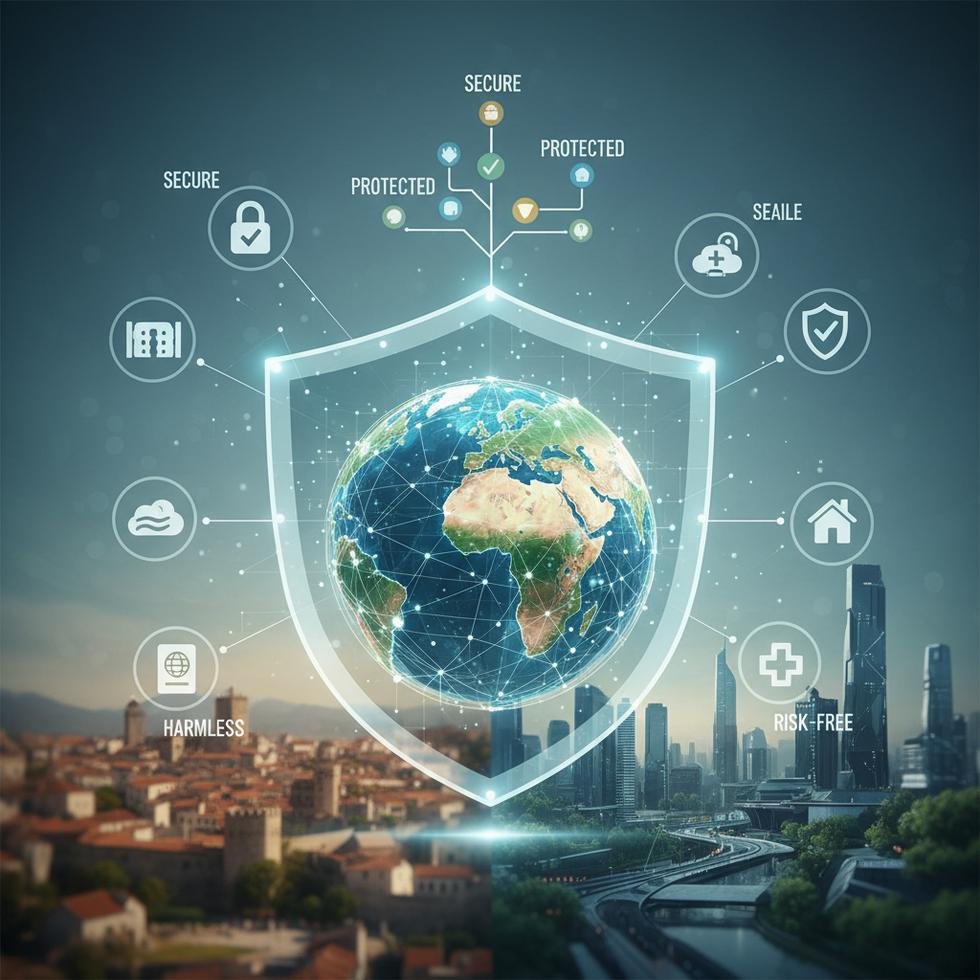 Safe yerine secure, protected, harmless, risk-free kelimelerinin kullanımı