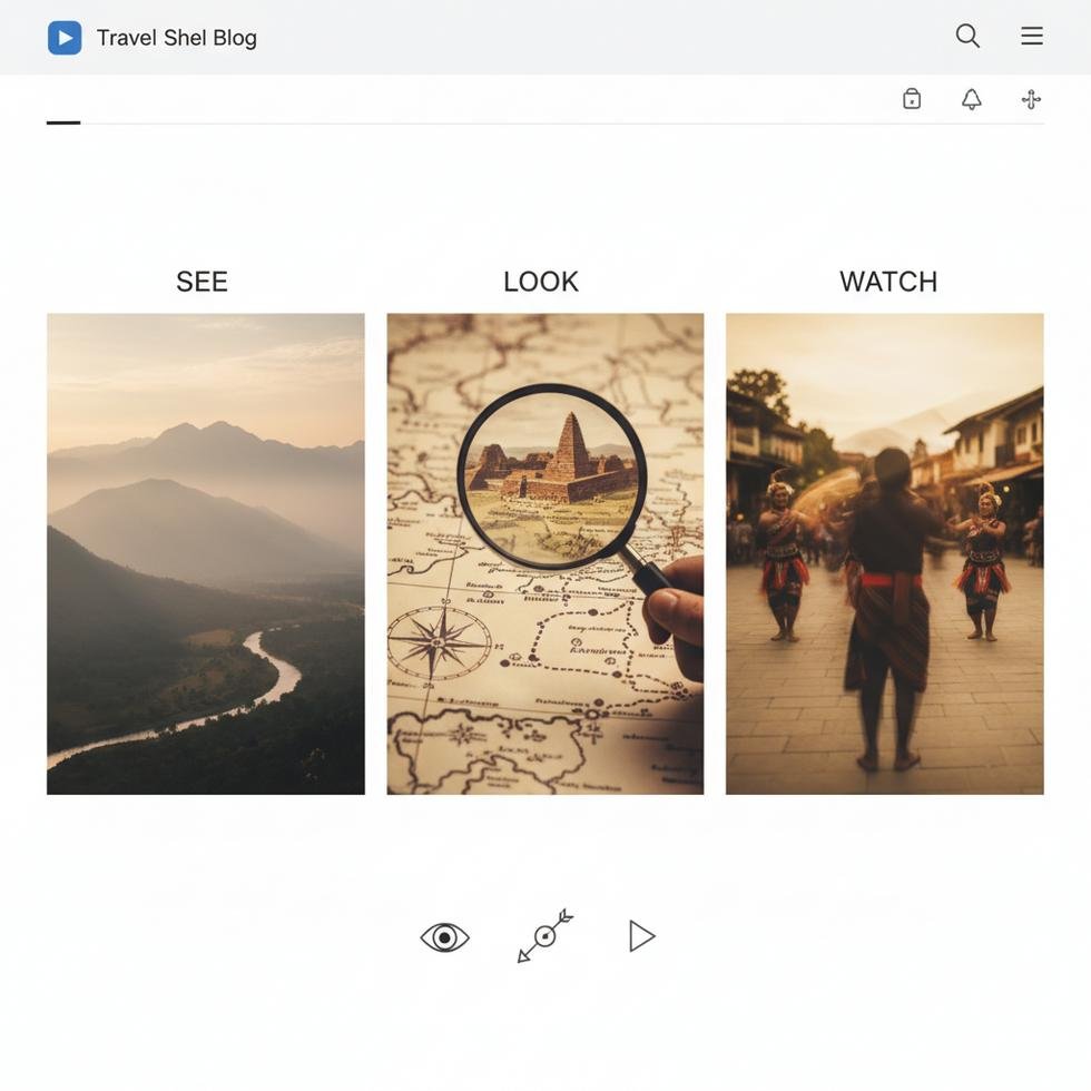 See, look ve watch fiillerinin doğru kullanımı üzerine açıklayıcı grafik
