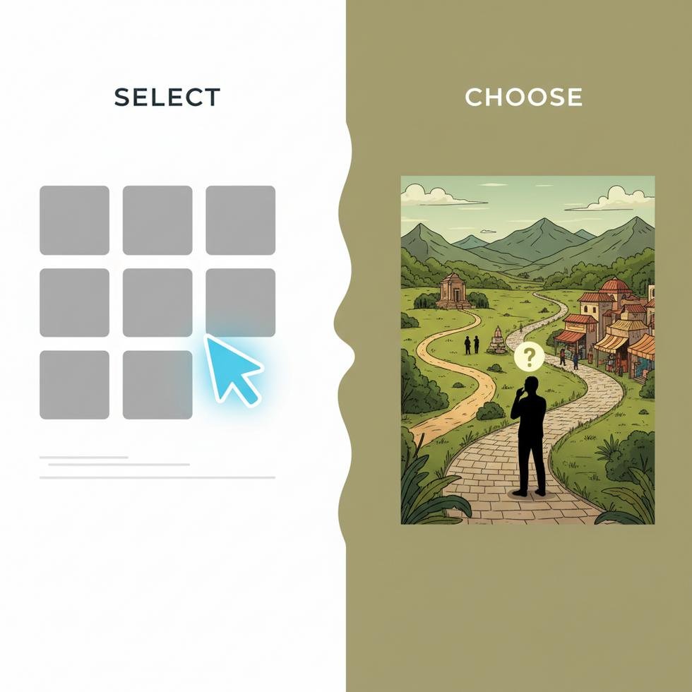 Select ve Choose kelimelerinin İngilizce kullanımı ve farkları