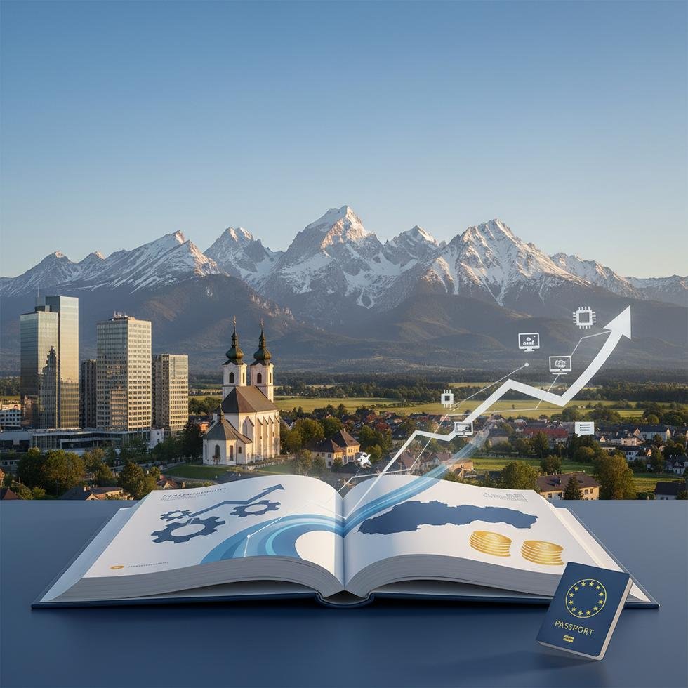 Slovakya’da iş arama ve çalışma süreci haritası