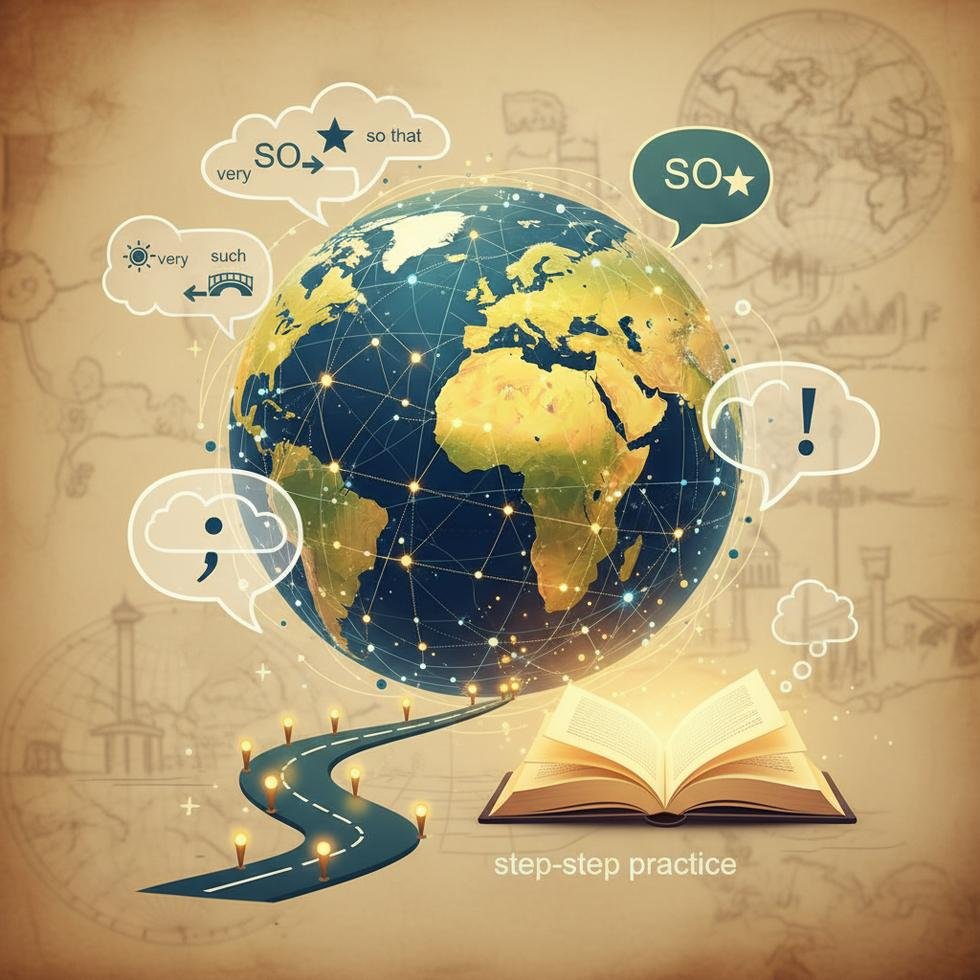 İngilizcede 'so' kullanımını anlatan örnekli tablo