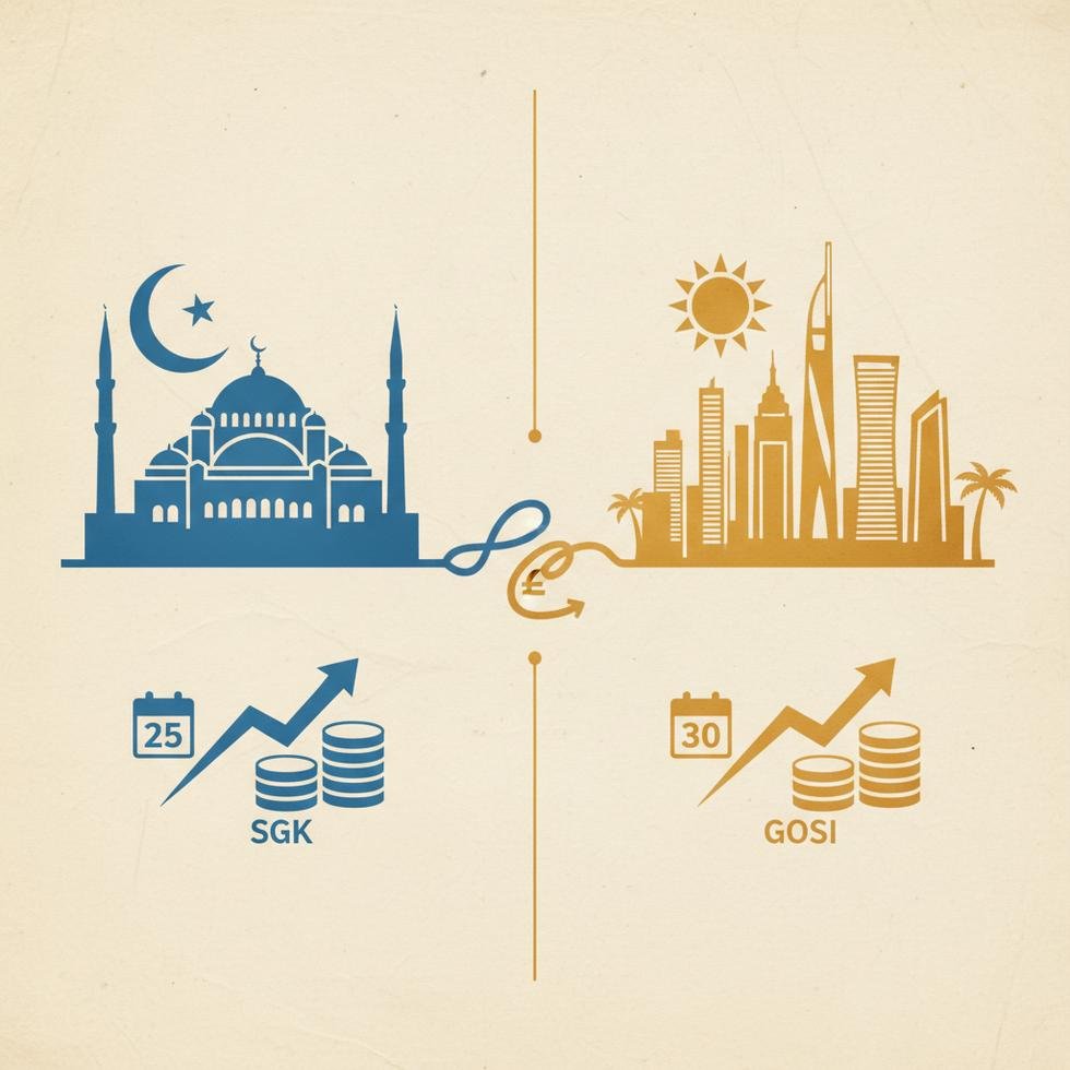 Suudi Arabistan ve Türkiye'deki emeklilik sistemlerinin karşılaştırması