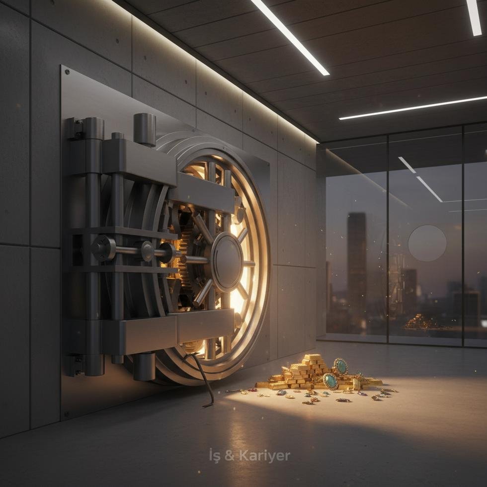 High-security bank vault doors