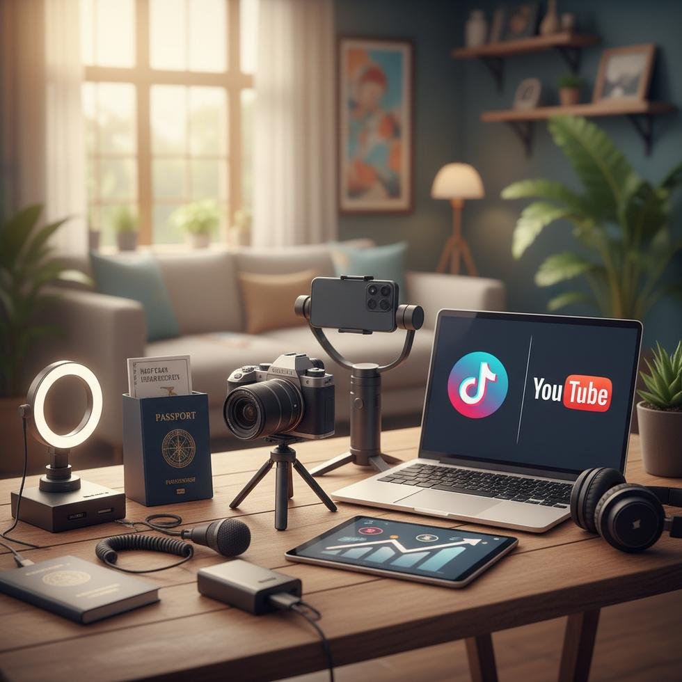 TikTok ve YouTube prodüksiyon asistanlığı çalışma sahnesi