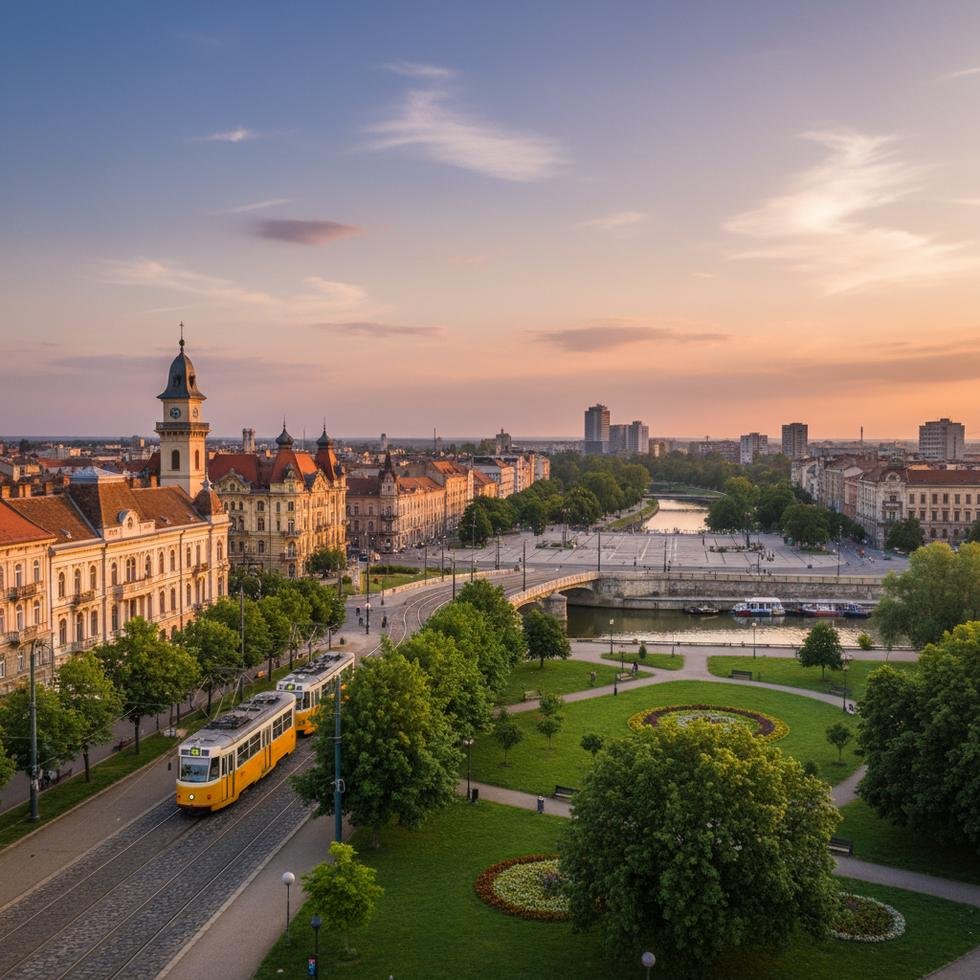 Timişoara şehrinden kültürel ve tarihi yapılar