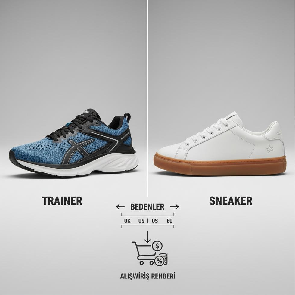 Trainer ve sneaker ayakkabı karşılaştırması ve alışveriş rehberi