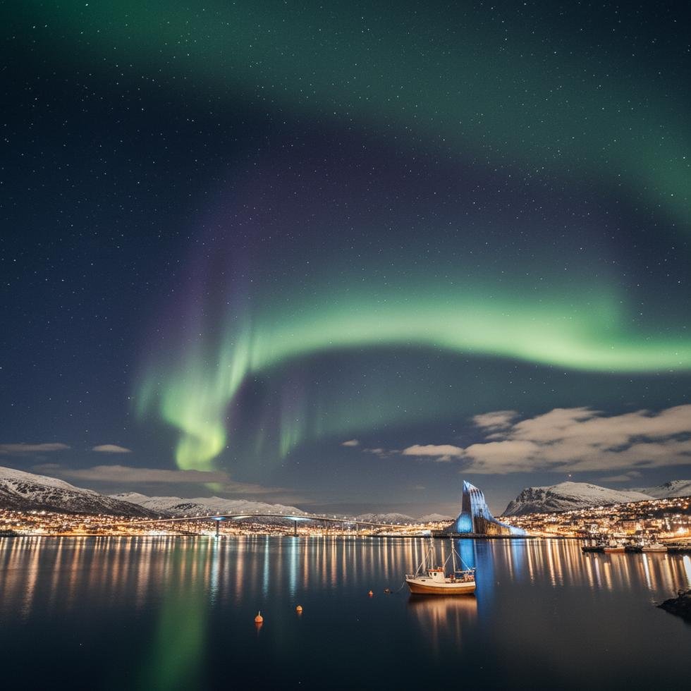 Tromsø'da kuzey ışıkları ve doğa manzaraları