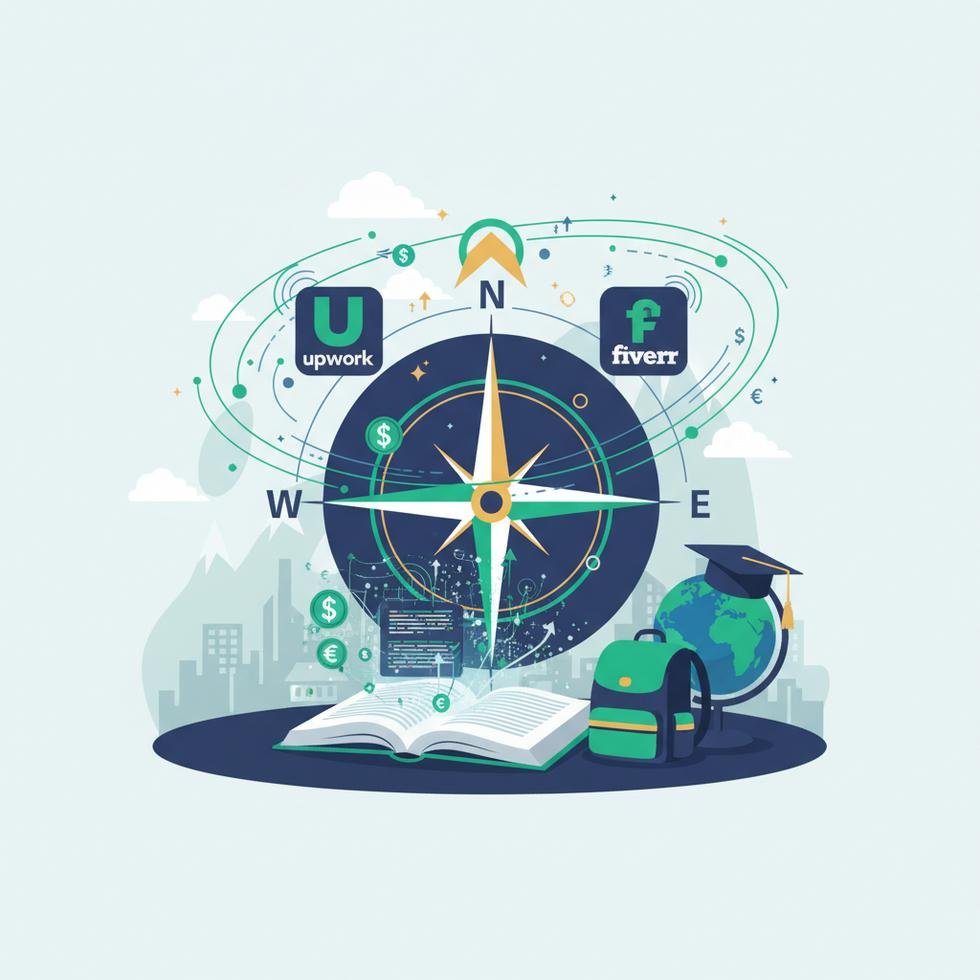 Upwork ve Fiverr ile öğrenciyken freelance gelir kazanma rehberi