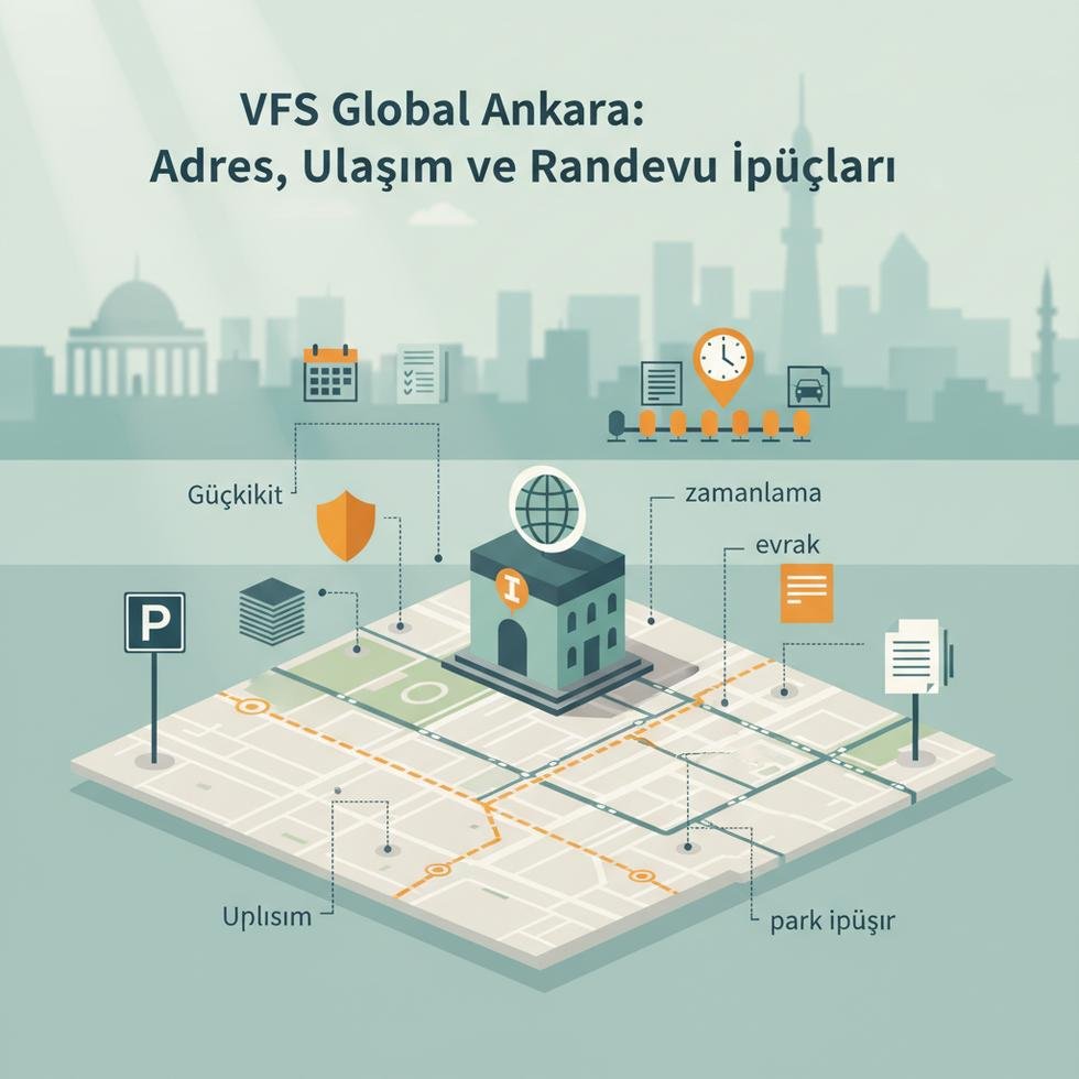 VFS Global Ankara başvuru merkezi ve ulaşım seçenekleri