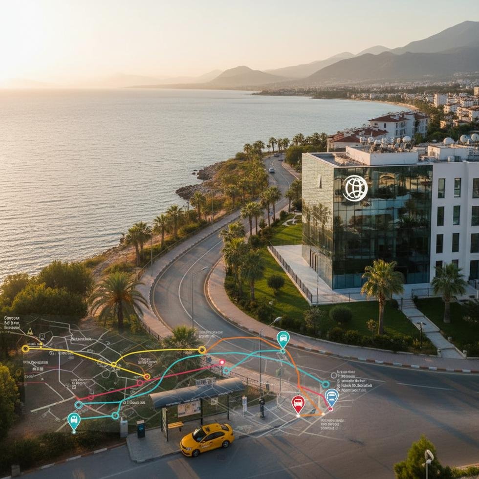 VFS Global Antalya ofisine ulaşım yolları