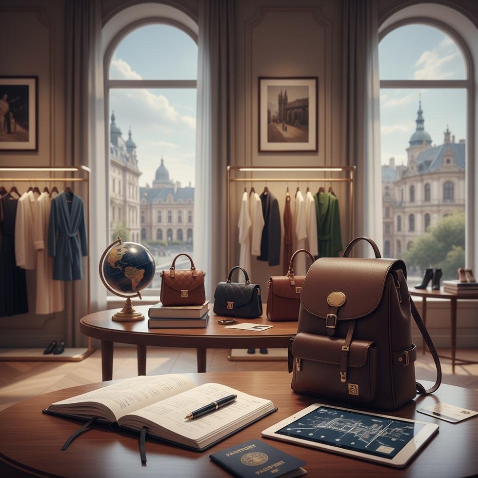 Lüks butik mağazasında çalışan genç satış danışmanı