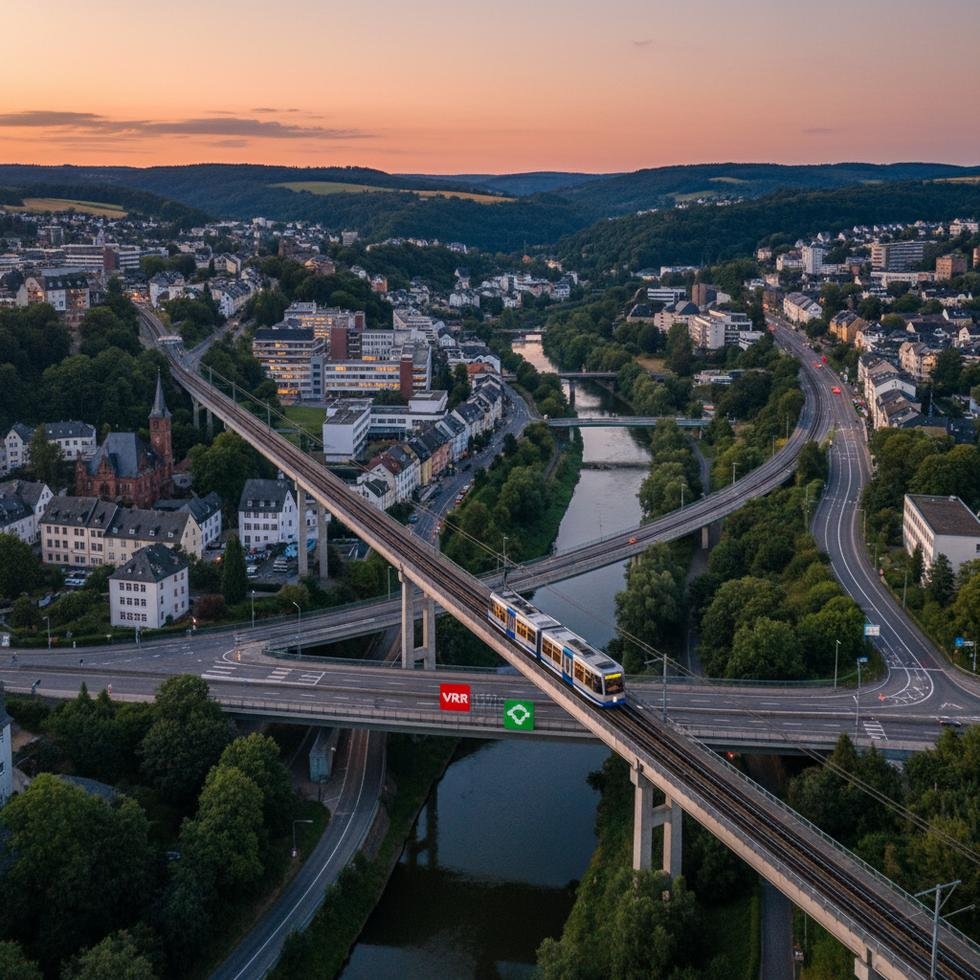 Wuppertal'da Schwebebahn ve yeşil öğrenci yaşamı