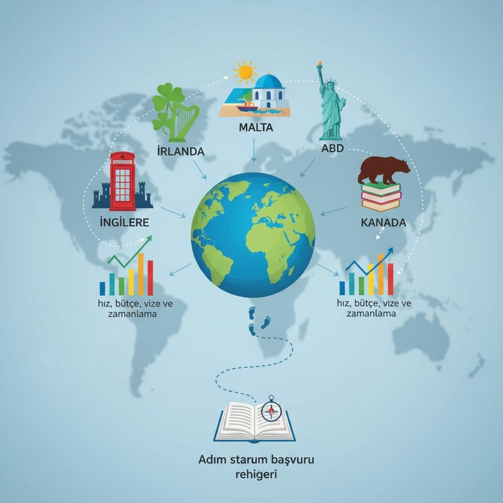 İngilizce gelişimi için yurtdışı yaz okullarının ülke karşılaştırması