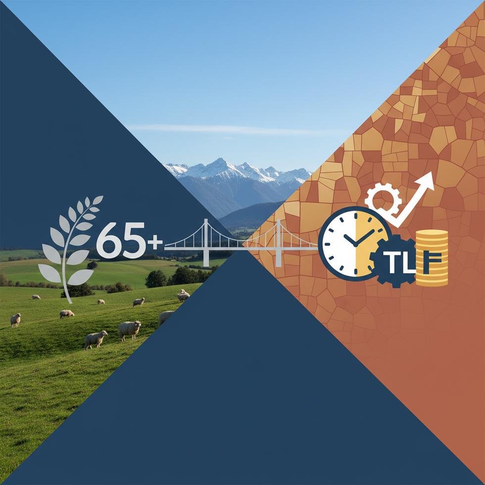 Yeni Zelanda ve Türkiye’de emeklilik yaşları ve şartlarını anlatan rehber görseli